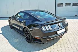 Heck Diffusor Seite Ford Mustang Gt Mk6 Gloss Black Shop Ford Mustang Gt Mk6 2014 2017 Maxton Design