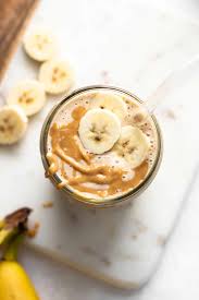 Pulse several times, until the mixture looks crumbly. Healthy Peanut Butter Banana Smoothie Lexi S Clean Kitchen