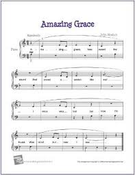 Amazing grace easy piano tutorial for beginners. Amazing Grace Free Beginner Piano Sheet Music Easy Sheet Music Free Sheet Music Piano Sheet Music