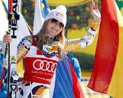 After vonn failed to medal in toward the end of vonn's second training run on monday, she came out of her crouch and raised her arms, slowing herself down before the finish line. Vonn Locks Fourth Downhill Title With Second Place In Tarvisio Paerson Takes Convincing Win