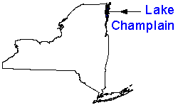 The weather service says that during tropical storm floyd in 1999 the wave heights may. Lake Champlain Overview Map Nys Dept Of Environmental Conservation