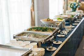 Start by arranging three 46 tables in a triangle so they are almost touching each other and put table clothes on them (i used 80). Buffet Food Catering Food Party At A Restaurant Mini Canapes Snacks And Appetizers 2887486 Stock Photo At Vecteezy