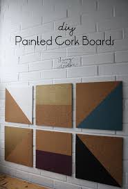Diy Painted Cork Boards Living Your Creative Pinnwand Selber Machen Korkwand Korkplatten Wand