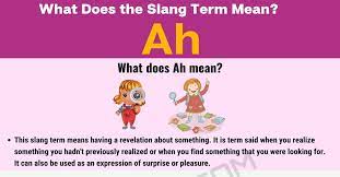 Ah Meaning How Do You Define Ah In Online Texting 7esl
