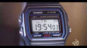 Fabricado por otra empresa japonesa competidora del de bin laden, citizen, obama luce un jorg gray 6500 negro. Casio F 91w Review Bin Laden Watch By Chronograph Youtube