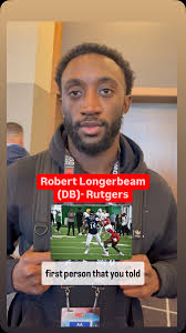 Rutgers DB Robert Longerbeam is one of my favorite players in the draft.  Sticky in coverage, great feet and just a phenomenal feel for the game.  Whoever drafts him is getting a starting slot. Rutgers ...