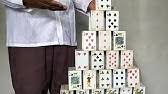 I used the new word set 5 royalty, the castle and nature edges for the front here is the card in the open position. How To Build A Magician S Card Castle Youtube