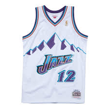 Find a new utah jazz jersey at fanatics. John Stockton Jersey Utah Jazz Mitchell Ness 1996 Throwback White