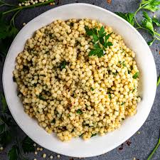 SIMPLE LEMON HERB PEARL COUSCOUS - The Genetic Chef