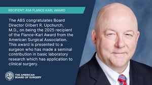 Congratulations to ABS director Dr. Gilbert Upchurch