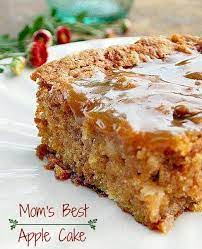 Mom S Best Apple Cake Bunny S Warm Oven Desserts Dessert Recipes Apple Recipes