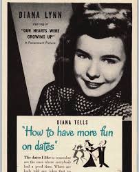 PRINT AD Fleers Candy Coated Chewing Gum 1946 5x13 Diana Lynn More Fun  Dates