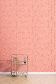 Infusez Dans Votre Interieur Une Dynamique Audacieuse Inspiree Des Formes Emblematiques Du Style Des Annees 20 Ave Papier Peint Art Deco Papier Peint Deco Rose