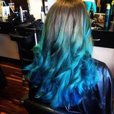 This youthful style with light brown hair and soft, buttery caramel highlights gives off a trendy. 40 Blue Ombre Hair Ideas Hairstyles Update