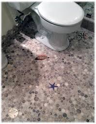 Try To Picture This Floor Without A Few Beach Tiles And You Have Just Another Boring Stone Roc Beach Theme Bathroom Shower Tile Designs Decorative Ceramic Tile