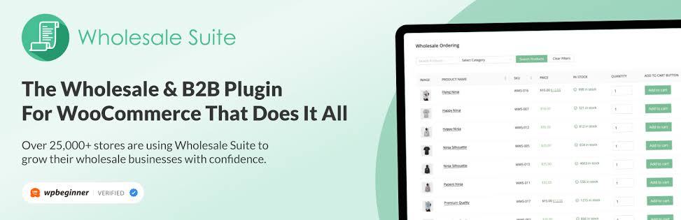 Wholesale Suite – B2B, Dynamic Pricing & WooCommerce Wholesale Prices –  WordPress plugin | WordPress.org