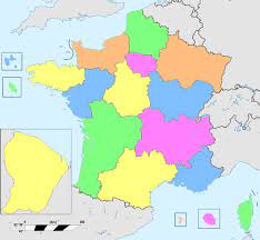 Par contre, les fleuves sont particulièrement mis en évidence. Region Francaise Wikipedia
