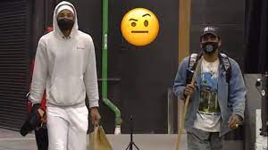 I also would add that despite it not being. Kyrie Irving Shows Up To Game With A Walking Stick Youtube