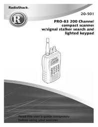 Clarity d703 amplified cordless phone with caller id $69.99. Radio Shack Pro 63 User S Guide Manualzz