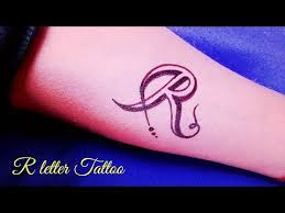 Discover thousands of free word tattoos & designs. Beautiful R Letter Tattoo On Hand By Tattoo By Kk Youtube