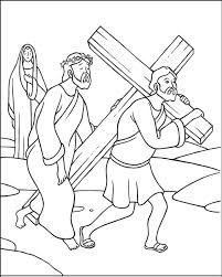 Teach your child how to identify colors and numbers and stay within the lines. Station 5 Stations Of The Cross Coloring Page Free Printable Coloring Pages For Kids