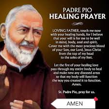 ST.PADRE PIO prayer for healing group(May 25,1887-Sept.23,1968 STIGMATIST) 
