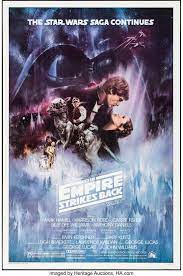 Fans Jump To Light Speed And Bid 26 400 For World S Most Expensive Star Wars Movie Poster Coffee With Kenobi Star Wars Movies Posters Empire Strike Star Wars Poster