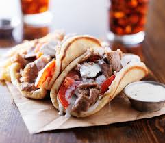 Gyros With Tzatziki Sauce Duke S Mayonnaise Recipe In 2020 Gyros Tzatziki Sauce Greek Gyros