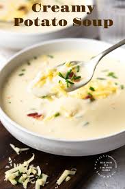 When i make a cream of soup, i usually feature just one vegetable. Creamy Potato Soup Without Bacon Happily Unprocessed