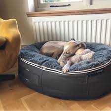 Available in black/blue, black/charcoal, black/red or black/taupe. Large Pet Bed Plumindustries