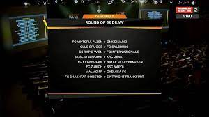 أجرى الاتحاد الأوروبي لكرة القدم (يويفا)، ظهر اليوم الإثنين، قرعة دور الـ32 لبطولة الدوري الأوروبي (اليوروبا ليج)، وذلك بمقر الاتحاد بمدينة نيون السويسرية. Ù†ØªÙŠØ¬Ø© Ù‚Ø±Ø¹Ø© Ø¯ÙˆØ± Ø§Ù„Ù€32 ÙÙ‰ Ø§Ù„Ø¯ÙˆØ±ÙŠ Ø§Ù„Ø§ÙˆØ±ÙˆØ¨ÙŠ Ù…ÙˆØ§Ø¬Ù‡Ø§Øª Ø³Ù‡Ù„Ø© Ù„Ù„Ø«Ù†Ø§Ø¦Ù‰ Ø§Ù„Ù…ØµØ±Ù‰ Ø§Ù„ÙŠÙˆÙ… Ø§Ù„Ø³Ø§Ø¨Ø¹