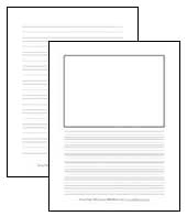 Improve your students' math skills and help them learn how to calculate fractions, percen. Primary Handwriting Paper All Kids Network