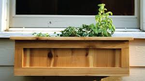 how to make a cedar window planter box