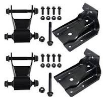 Amazon.com: iiLentes 722-032 722-029 Rear Leaf Spring Hanger ...