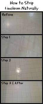 Can new linoleum be installed over old linoleum? How To Strip A Linoleum Floor Naturally Linoleum Floor Clean Linoleum Floors Cleaning Hacks