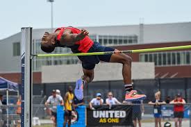 The culmination was wins in both at the olympic trials, clearing 2.33 meters in the high jump (about 7 feet 7 3/4 inches) and 8.47 meters in the long jump (about 27 feet 9 1/2 inches). Stuckey Set For Olympic Trials Friday Samford University Athletics