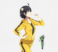 Monogatari Series Nisemonogatari Character Drawing, Twerk, black Hair,  human png | PNGEgg