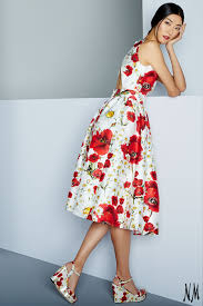 Black And White Party Dresses For Womens Dolce Gabbana Poppy Daisy Open Back Party Dress Red Black White Dresses Fashion Pretty Dresses