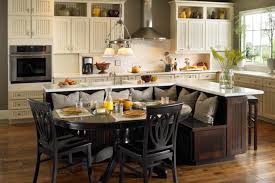 N L Shaped Island Delineating The Dining Area From The Prep Area Offe In 2020 Kitchen Island Built In Seating Kitchen Island Designs With Seating Kitchen Island Design