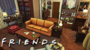 Collection of 21 attic living room designs. Monica Rachel S Apartment From Friends The Sims 4 Apartment Renovation Speed Build Youtube