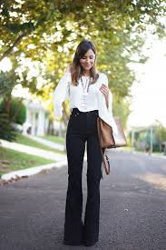 Calça Social Preta Boca De Sino Como Usar Calca Flare Luisa Accorsi Moda Looks Moda Feminina