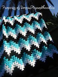 Black And White Chevron Crochet Blanket Ripple Chevron Crochet Blanket Afghan Crochet Crocheted Blanket Crocheted Afghan Black Teal Tu Chevron Crochet Crochet Patterns Crochet Blanket Chevron