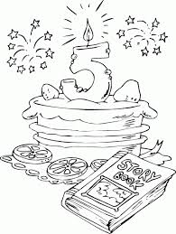 Birthday Card Happy 5th Birthday Coloring Pages Birthday Cake Age 5 Coloring Page Coloring Com Birthday Coloring Pages Coloring Pages Happy Birthday Coloring Pages