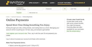 Mysynchrony Sign In Paying Bills Signs Bank Card