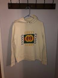Gucci Fake Logo Hoodie Authentic W Receipt Hoodies Gucci Hoodie Gucci The gucci fake logo hooded sweatshirt is crafted from cotton in a jersey weave, featuring front gucci. pinterest