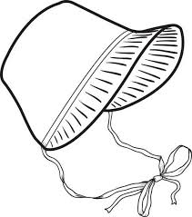 Printable Pilgrim Bonnet Coloring Page For Kids Free Thanksgiving Coloring Pages Coloring Pages For Kids Thanksgiving Coloring Pages