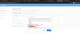 Add an app password note: Update To Generating App Password In Office 365 Microsoft 365 Microsoft Dynamics Nav Community