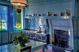 the world of interiors on instagram another view of monet s kitchen at giverny photo c fondation claude monet giverny claude monet giverny monet giverny