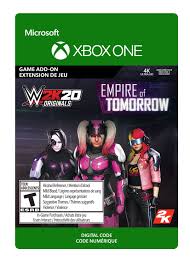 Wwe 2k20 ayrıca four horsewomen/women's evolution hikayelerine odaklanan tamamen yeni bir 2k showcase ile birlikte roman reigns'in kariyerine dayalı hikaye odaklı bir kule de dahil olmak üzere 2k towers'ın dönüşü. Xbox One Wwe 2k20 Originals Empire Of Tomorrow Download Walmart Canada