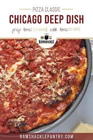 The Best Chicago Deep Dish Pizza Deep Dish Deep Dish Pizza Recipe Chicago Deep Dish Pizza Recipe